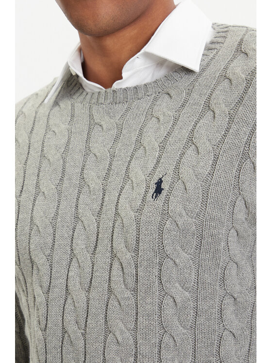 Polo Ralph Lauren Polo Ralph Lauren Пуловер 710775885013 Сив Regular Fit