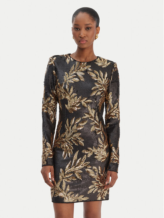 Marciano Guess Marciano Guess Kokteilinė suknelė 6RGK01 6358A Juoda Slim Fit