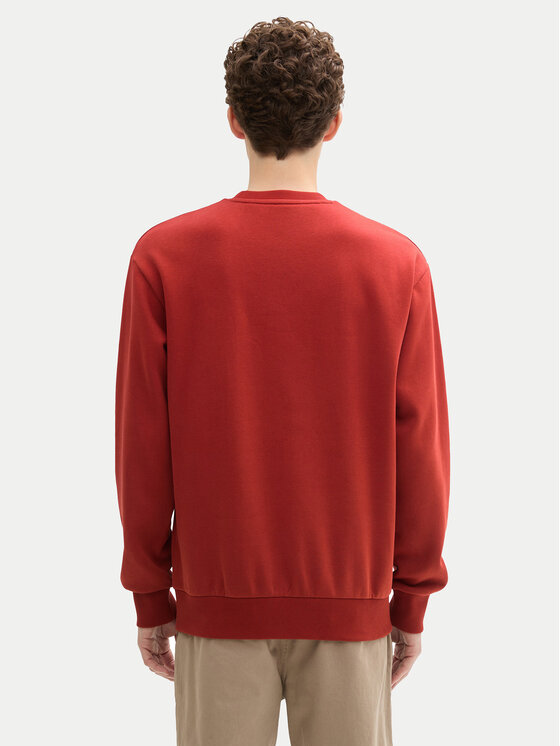 Tom Tailor Denim Tom Tailor Denim Felpa 1043701 Rosso Regular Fit
