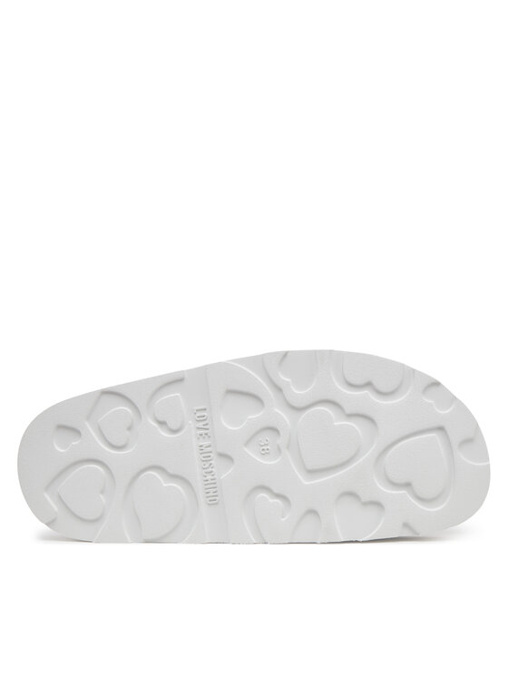 LOVE MOSCHINO LOVE MOSCHINO Natikači JA28014I1MIE0100 Bela