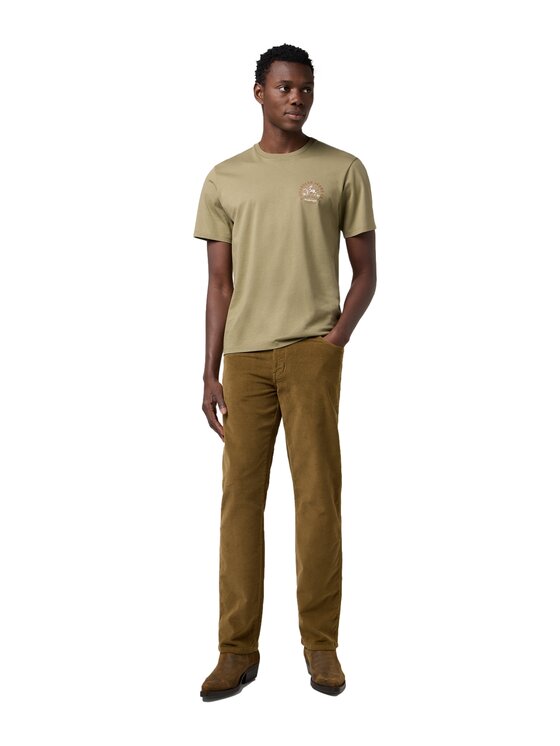 Wrangler Wrangler T-shirt 112371473 Verde Regular Fit