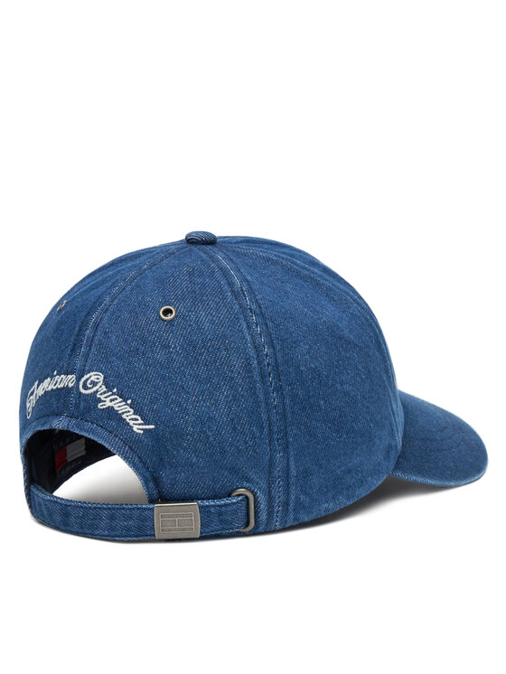 Tommy Jeans Tommy Jeans Kapa s šiltom Archive Script AM0AM13565 Modra