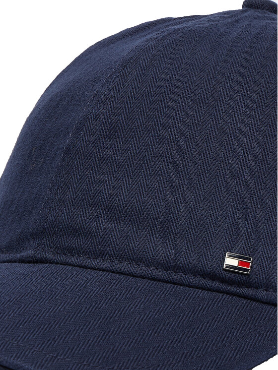 Tommy Hilfiger Tommy Hilfiger Καπέλο Jockey Herringbone AM0AM13006 Σκούρο μπλε