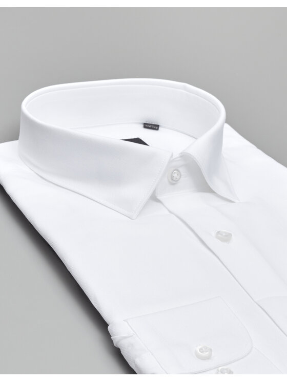 Borgio Borgio Koszula fabrizia 00579 Biały Slim Fit