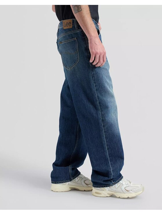 Lee Lee Jeansy HENRY BAGGY Niebieski Loose Fit