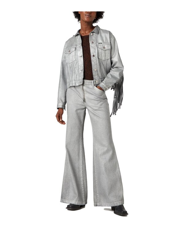 Wrangler Wrangler Jeansy W2H444M30 Szary Bootcut Fit