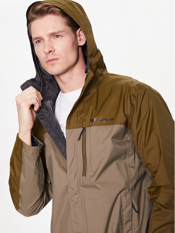 Columbia Columbia Regenjacke Pouring Adventure II 1760061 Grün Regular Fit