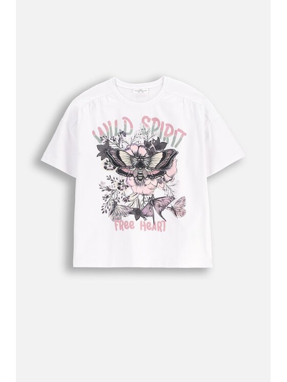 Coccodrillo Coccodrillo T-Shirt WC5143204DGJ-001 Biały Regular Fit