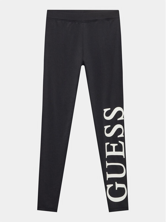 Guess Leggings J3YB00 KBSV0 Crna Slim Fit