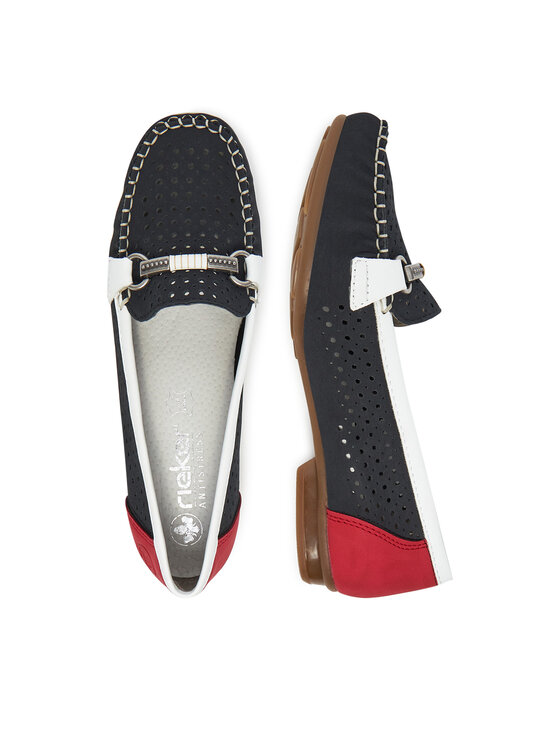 Rieker Rieker Mocasini 40065-14 Bleumarin