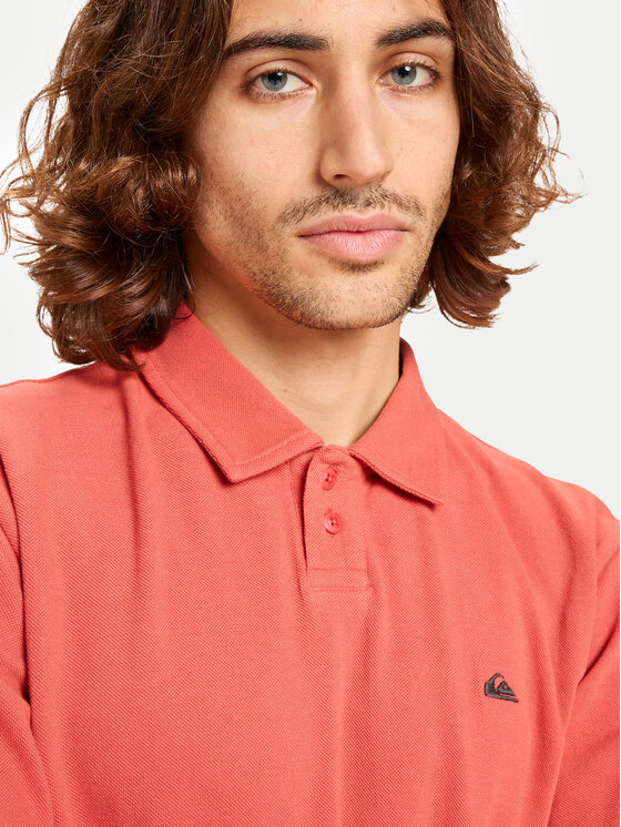 Quiksilver Quiksilver Polo majica Mw Pique Polo EQYKT04392 Bordo rdeča Regular Fit