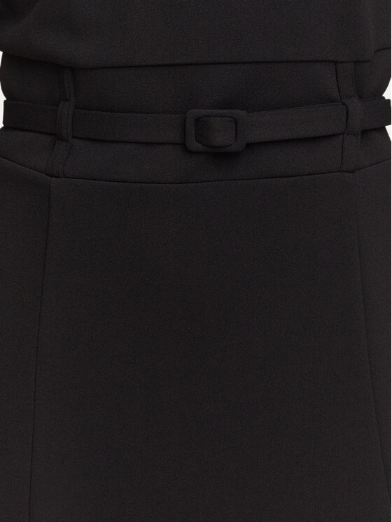 Rinascimento Rinascimento Kokteilinė suknelė CFC0131140003 Juoda Regular Fit