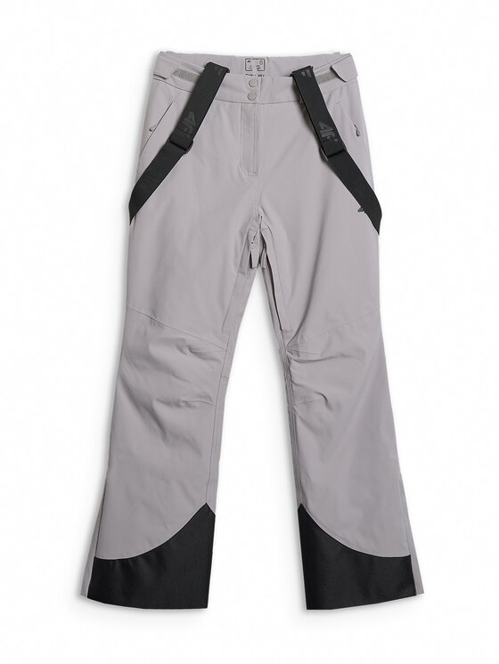 4F 4F Spodnie narciarskie SKIWEAR Szary jasny Regular Fit