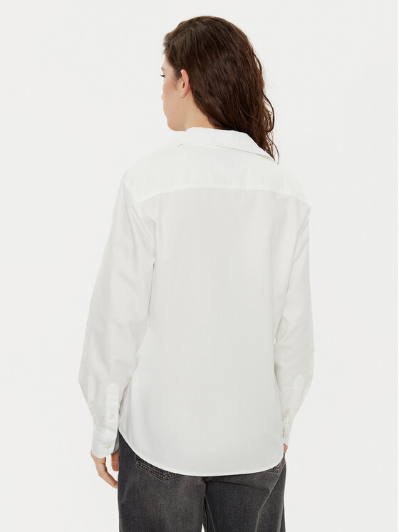 Tommy Jeans Tommy Jeans Πουκάμισο DW0DW19890 Λευκό Regular Fit