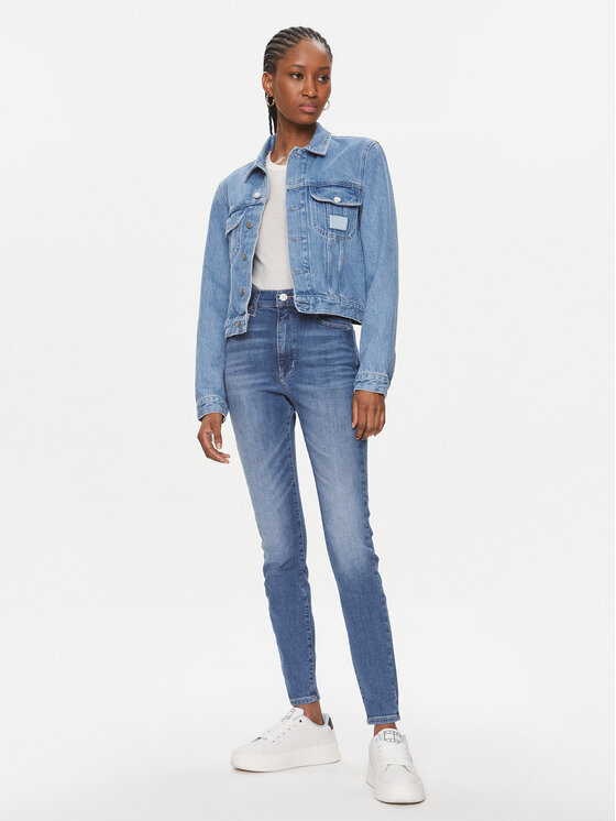 Tommy Jeans Tommy Jeans Jeans hlače Sylvia Hgh Sskn Ah1230 DW0DW17162 Modra Skinny Fit