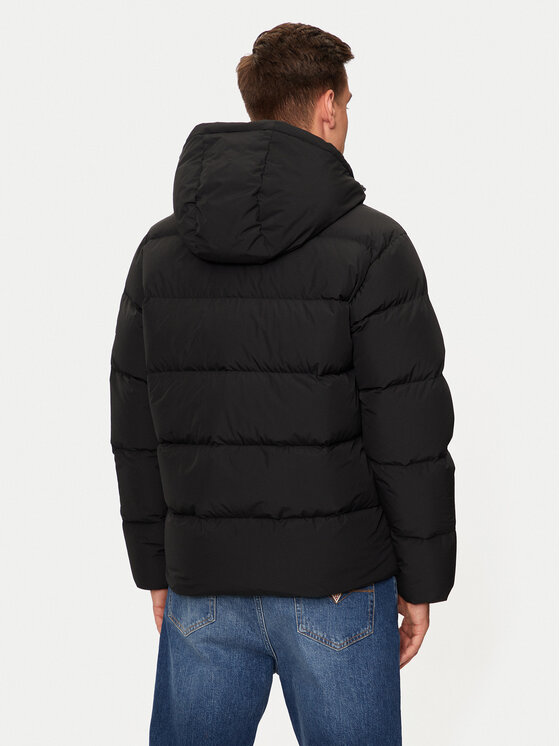 Tommy Hilfiger Tommy Hilfiger Пуховик MW0MW36599 Чорний Regular Fit