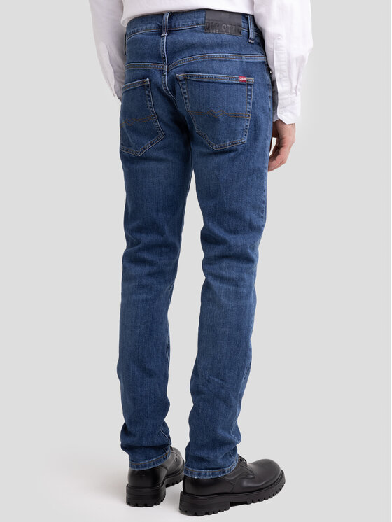 BIG STAR BIG STAR Jeansy MARTIN Granatowy Slim Fit