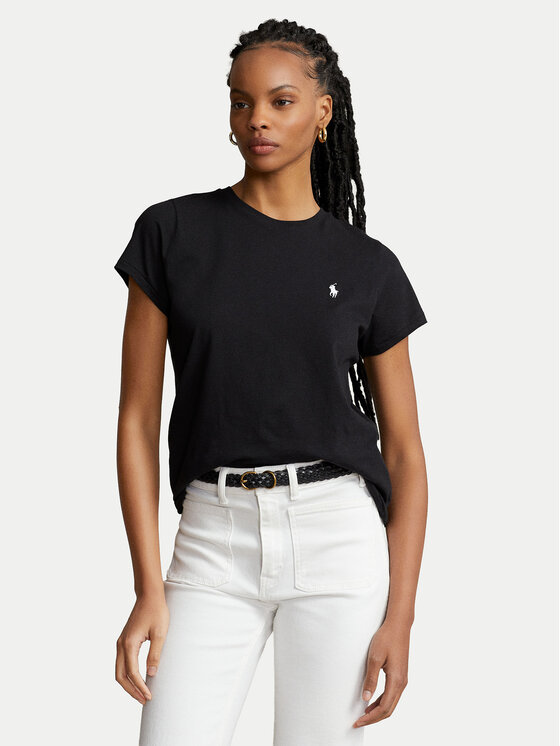 Polo Ralph Lauren Polo Ralph Lauren T-Shirt 211898698007 Černá Regular Fit