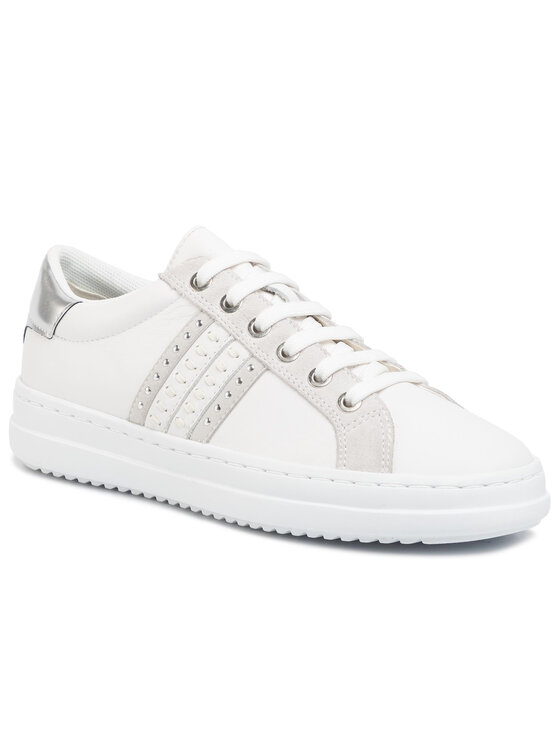 Geox Geox Sneakersy D Pontoise DD02FED 085BN C0007 Biały