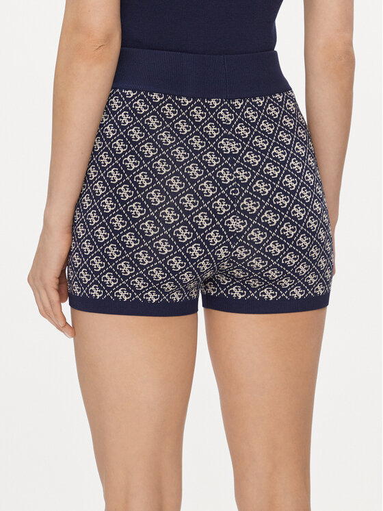 Guess Guess Szövet rövidnadrág W4GZ32 Z37K0 Sötétkék Slim Fit