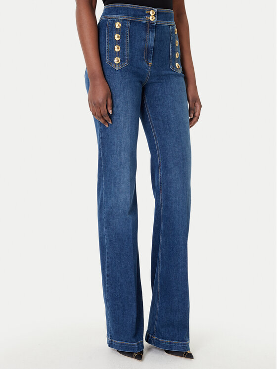 Elisabetta Franchi Elisabetta Franchi Teksad PJ-19D-61E2 Sinine Regular Fit