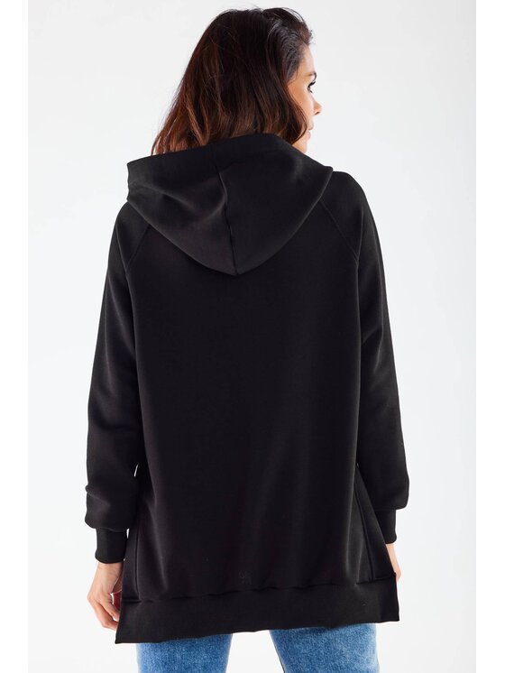 Infinite You Infinite You Bluza M280 Czarny Basic Fit