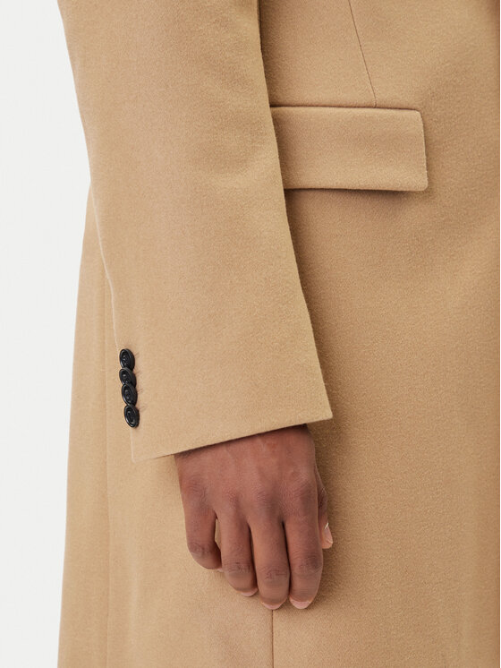 HUGO HUGO Wollmantel Migor2541 50546528 Beige Slim Fit