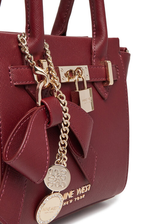 Nine West Nine West Kabelka CEO-Chelsea-Charm-I-LX10187 Bordová