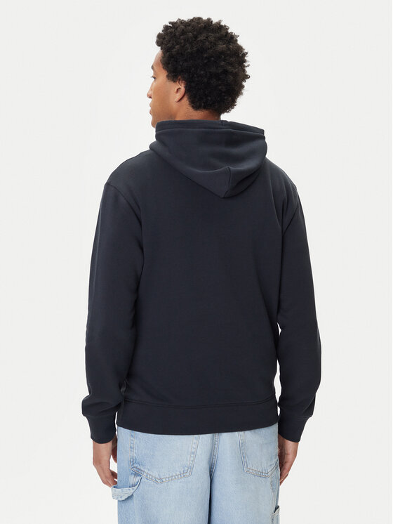 Quiksilver Quiksilver Majica dugih rukava Salt Water Hoodie EQYFT05159 Crna Regular Fit