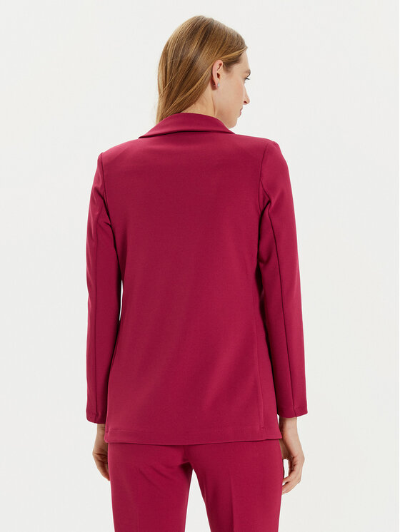 Rinascimento Rinascimento Marynarka CFC0121326003 Bordowy Regular Fit