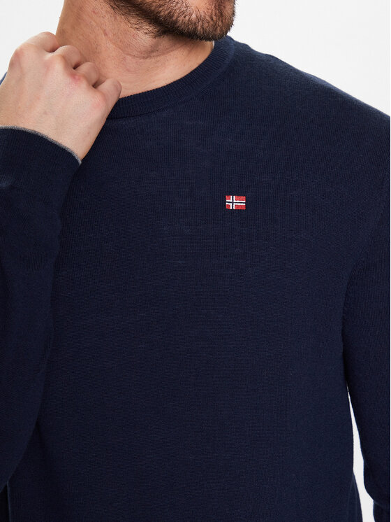 Napapijri Napapijri Maglione Damavand NP0A4GJU Blu scuro Regular Fit