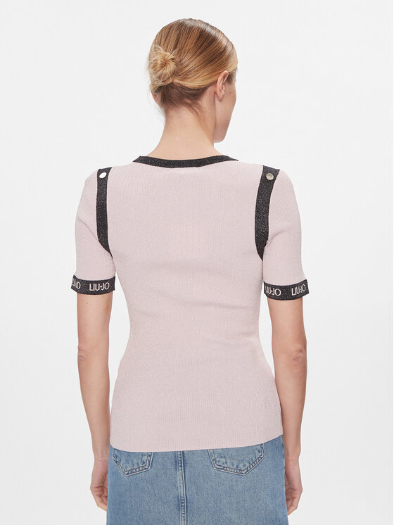 Liu Jo Sport Liu Jo Sport Blūze TA4041 MS014 Rozā Slim Fit