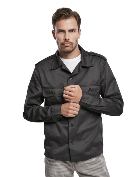 Brandit Brandit Koszula 4102.2 Czarny Regular Fit