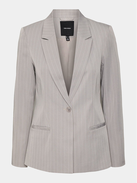 Vero Moda Vero Moda Marynarka Wendy 10301491 Szary Slim Fit