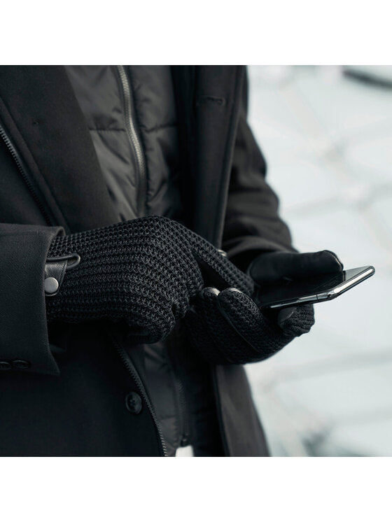 napo gloves napo gloves Rękawiczki Męskie napoWOOL (czarny) L Czarny