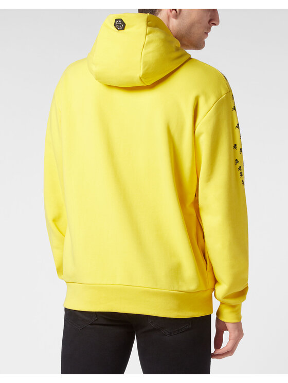 PHILIPP PLEIN PHILIPP PLEIN Mikina 175 Žltá Regular Fit