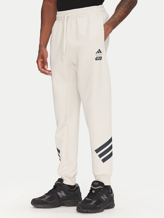 adidas adidas Pantaloni trening Star Wars The Mandalorian™ JI5723 Bej Regular Fit