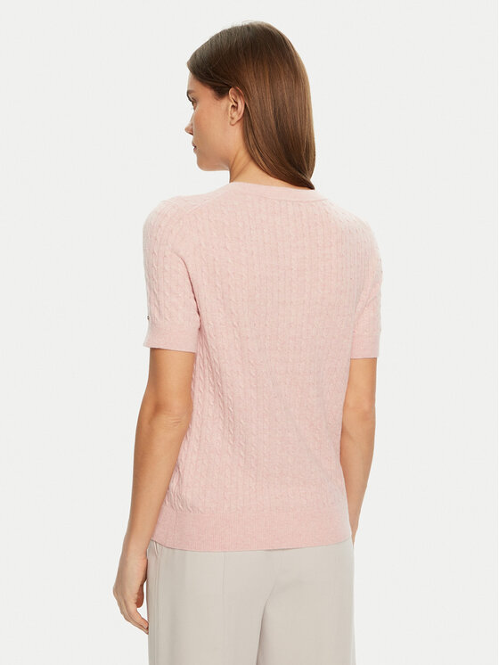 Tommy Hilfiger Tommy Hilfiger Kardigan WW0WW43958 Różowy Regular Fit