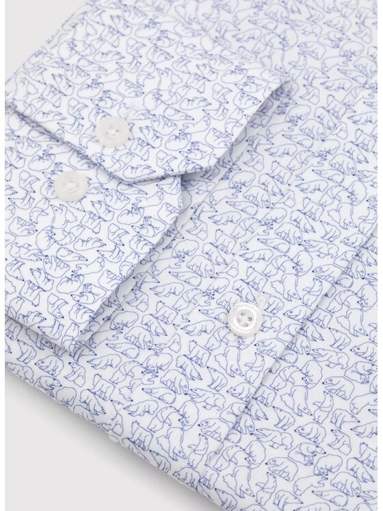 Pako Lorente Pako Lorente Koszula P24WF-1X-054 Niebieski Slim Fit