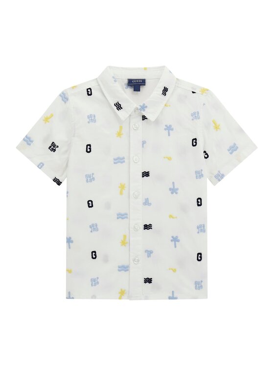 Guess Kids Guess Kids T-Shirt 173147 Biały Classic Fit