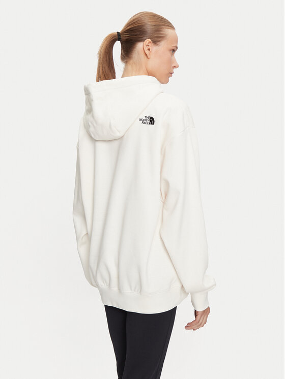 The North Face The North Face Felpa Essential NF0A89EN Écru Oversize