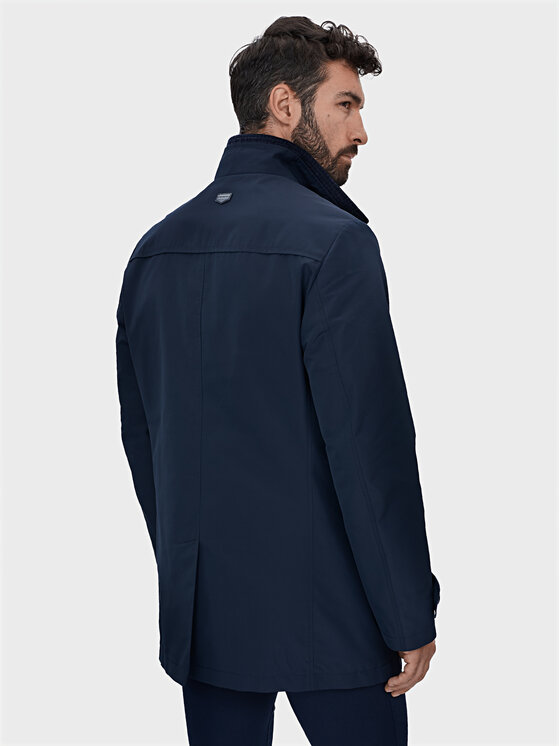 Evenemen Evenemen Płaszcz zimowy LEONE NAVY Granatowy Slim Fit