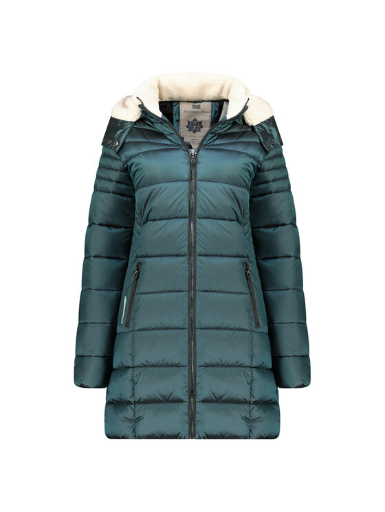 Geographical Norway Geographical Norway Parka WZ5516F/GN-DARK GREEN Zielony Reglan Fit