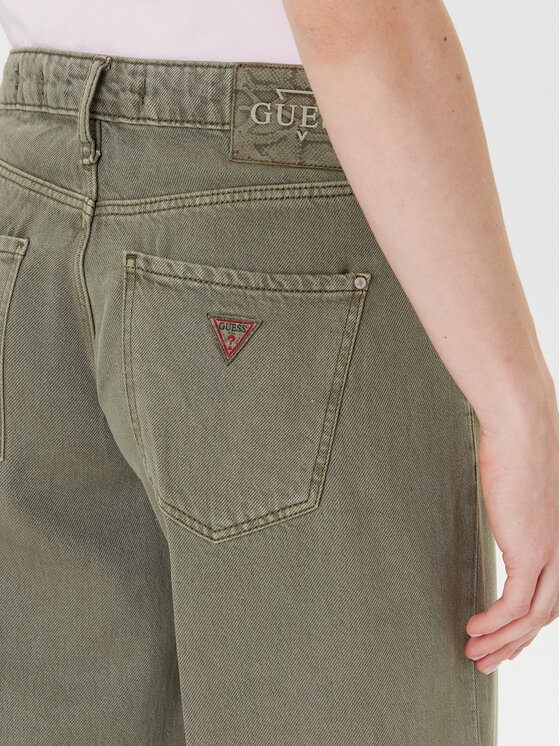 Guess Guess Дънки W5RA96 WFD53 Зелен Palazzo Fit