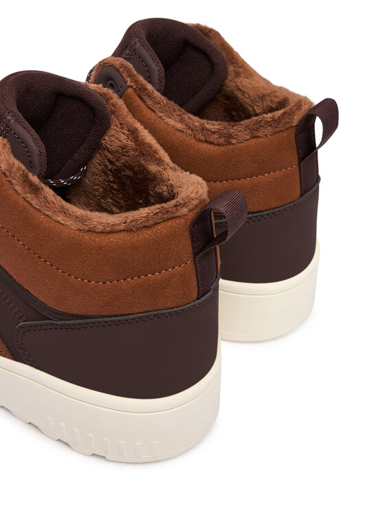 adidas adidas Sneakersy Hoops 4.0 Mid JQ5364 Brązowy