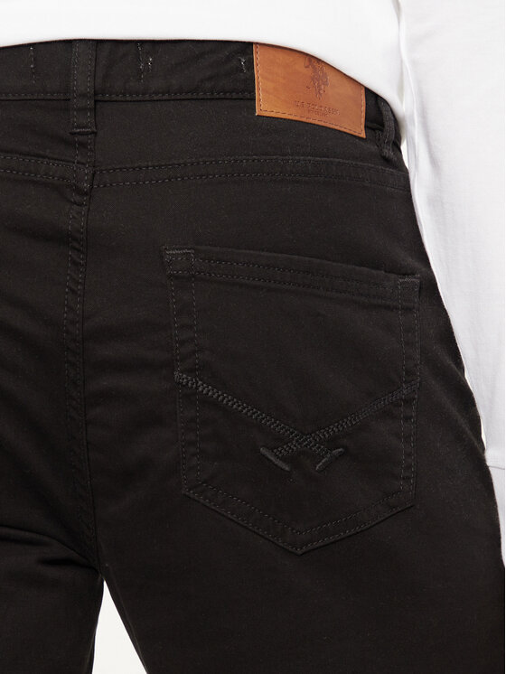 U.S. Polo Assn. U.S. Polo Assn. Spodnie materiałowe MUP3385 Czarny Slim Fit