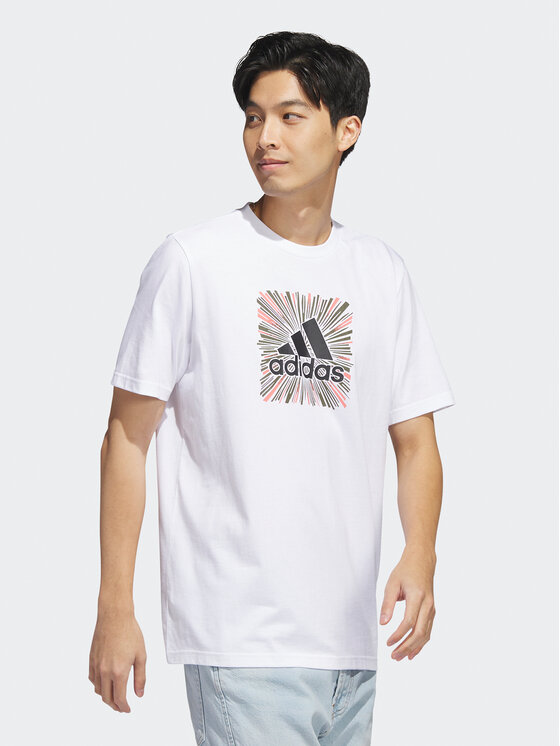adidas TShirt Sport Optimist Sun Logo Sportswear Graphic TShirt