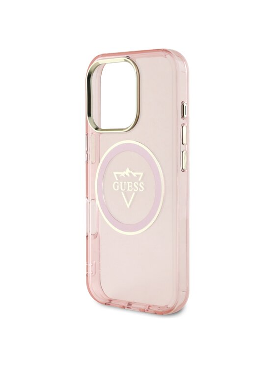 Guess Guess Etui na telefon Apple iPhone 16 Pro Max Różowy