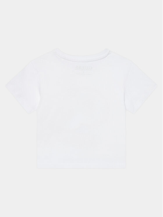 Guess Guess T-shirt K4RI28 K8HM0 Bijela Boxy Fit
