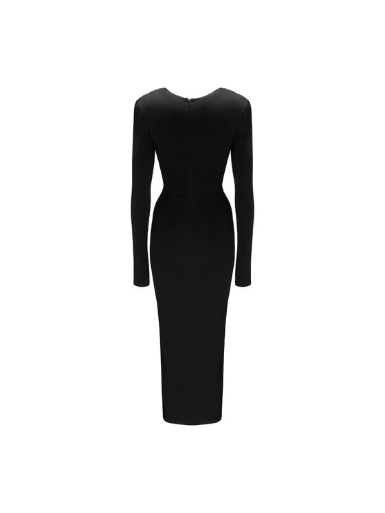 La Mania La Mania Vestito da giorno DOPAMINE Nero Classic Fit
